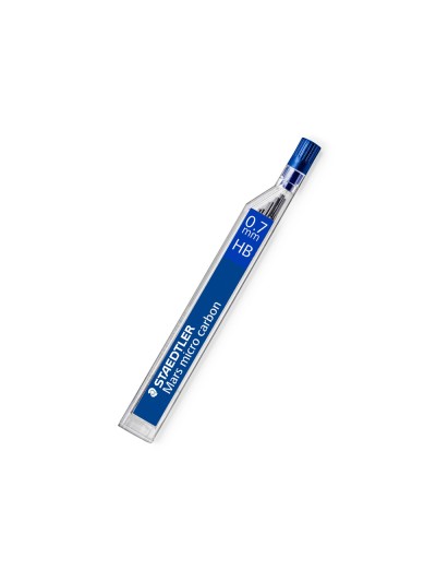 Minas staedtler mars micro grafito 0,7 mm hb tubo con 12 minas