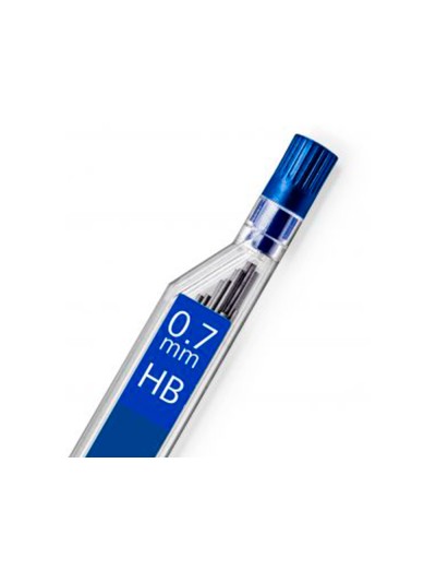 Minas staedtler mars micro grafito 0,7 mm hb tubo con 12 minas