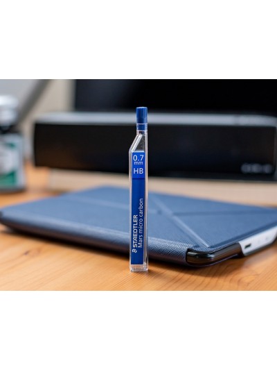 Minas staedtler mars micro grafito 0,7 mm hb tubo con 12 minas