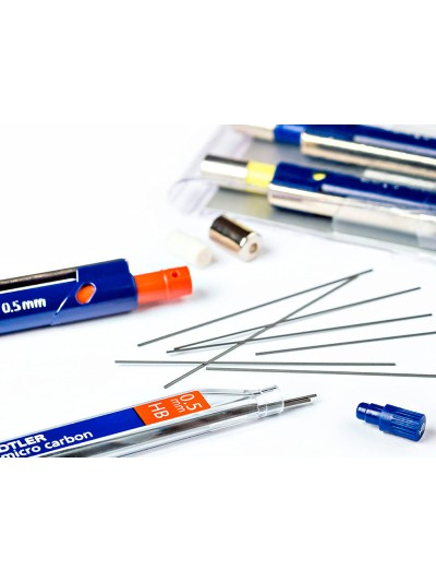 Minas staedtler mars micro grafito 0,5 mm hb tubo con 12 minas