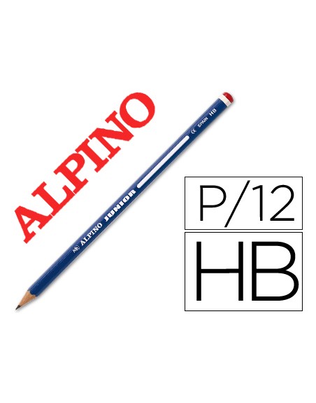 Lapices de grafito alpino junior unidad