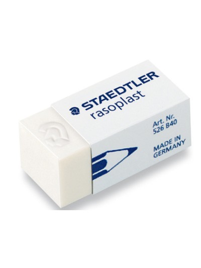 Goma de borrar staedtler 526 b40 plastico unidad