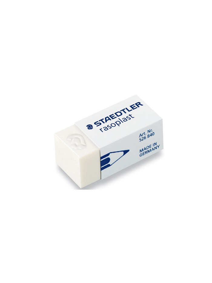 Goma de borrar staedtler 526 b40 plastico unidad Goma de borrar staedtler 526 b40 plastico unidad