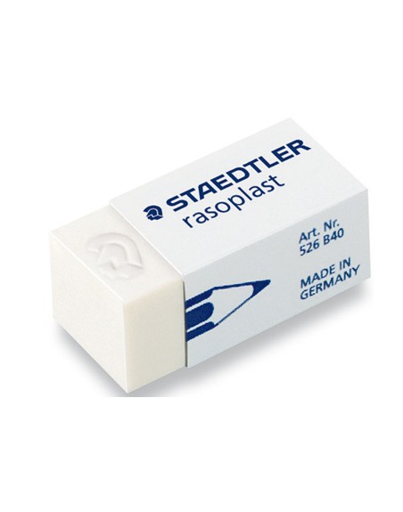 Goma de borrar staedtler 526 b40 plastico unidad