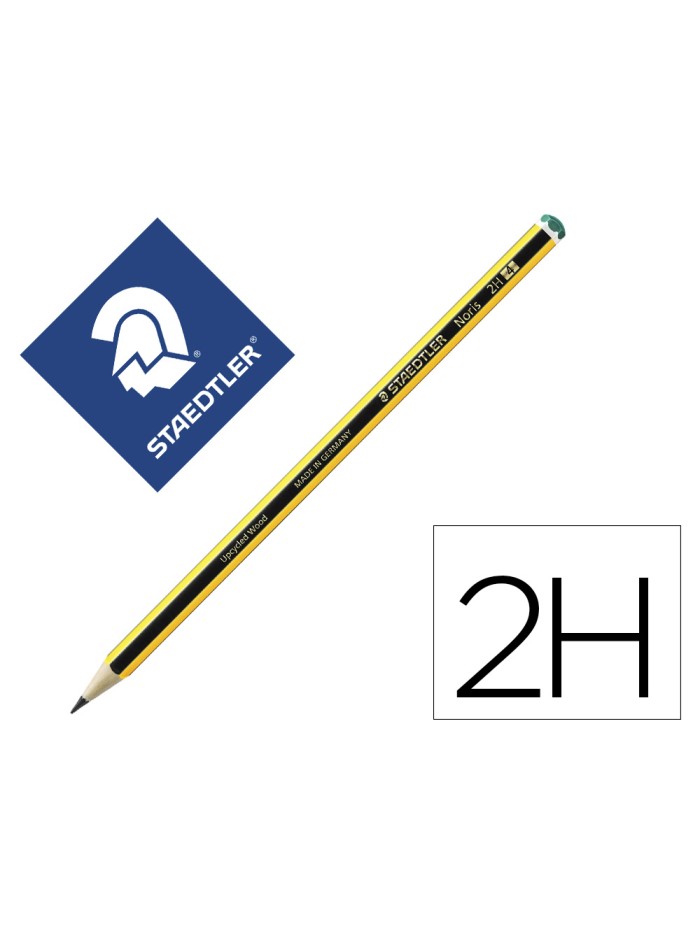 Lapices de grafito staedtler noris n.4 2h unidad Lapices de grafito staedtler noris n.4 2h unidad