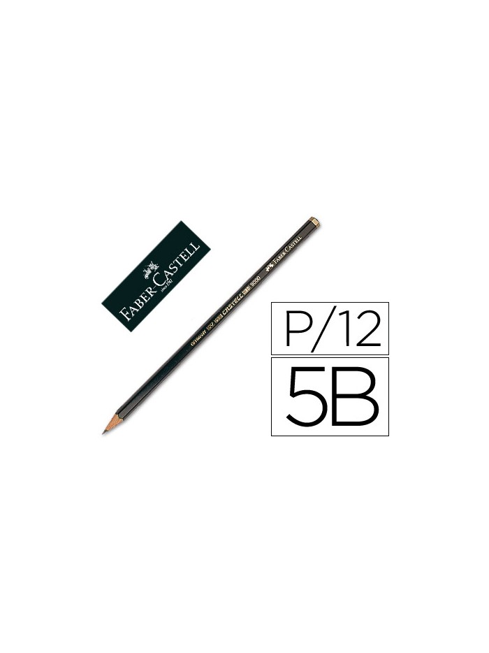 Lapices de grafito faber 9000 5b unidad Lapices de grafito faber 9000 5b unidad