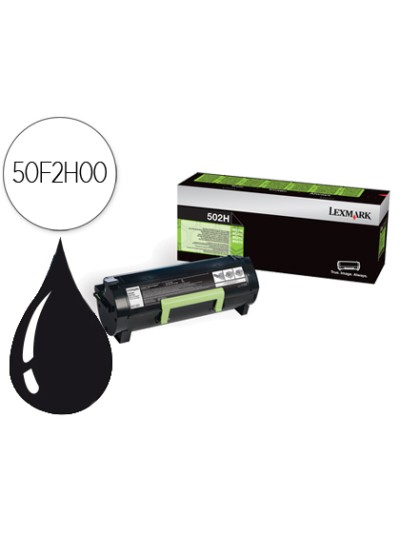 Toner lexmark ms310d/410d ms310dn/410dn/510dn/610dn ms610de ss610dte negro retornable 5000 pag alta
