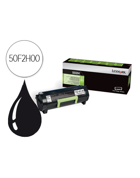 Toner lexmark ms310d/410d ms310dn/410dn/510dn/610dn ms610de ss610dte negro retornable 5000 pag alta