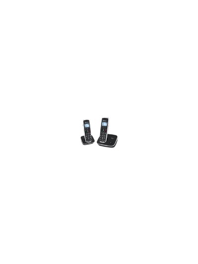 Telefono inalambrico spc duo telecom 7609-n color negro identificador de llamadas agenda pantalla
