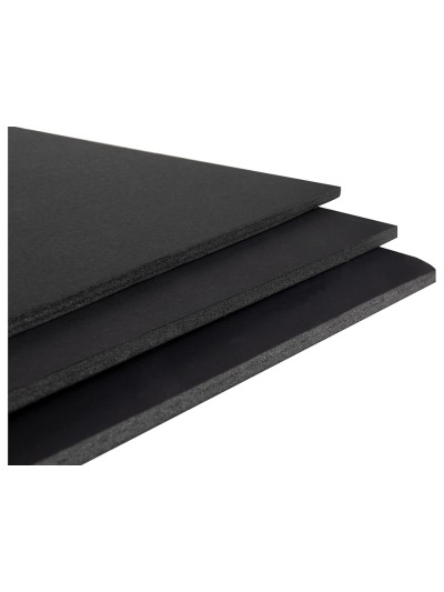Carton pluma liderpapel negro doble cara 50x70 cm espesor 5 mm