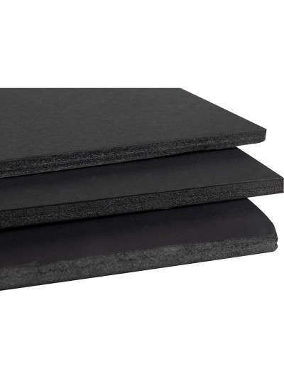 Carton pluma liderpapel negro doble cara din a4 espesor 5 mm