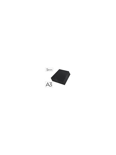 Carton pluma liderpapel negro doble cara din a3 espesor 5 mm