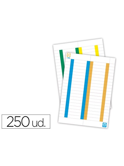 Tira de papel para visores pack de 250 etiquetas