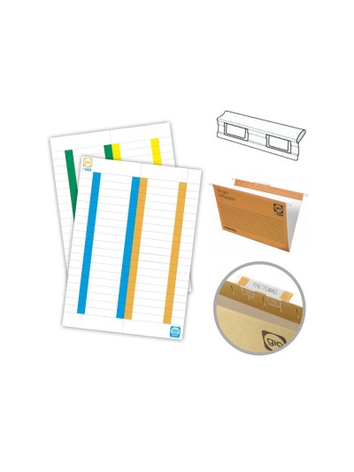 Tira de papel para visores pack de 250 etiquetas