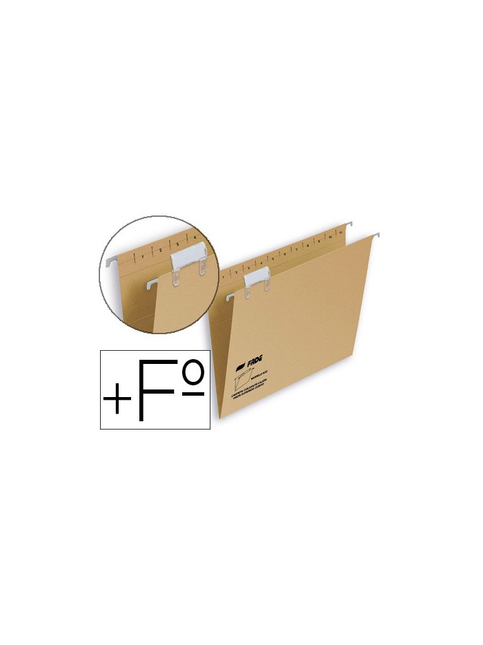 Carpeta colgante fade folio prolongado visor superior kraft eco Carpeta colgante fade folio prolongado visor superior kraft eco
