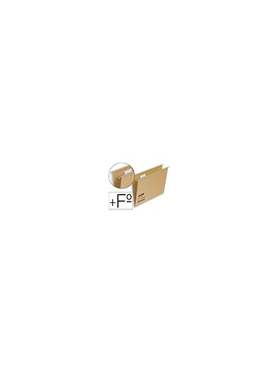 Carpeta colgante fade folio prolongado visor superior kraft eco