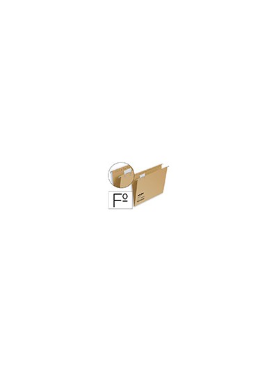 Carpeta colgante fade folio visor superior kraft eco