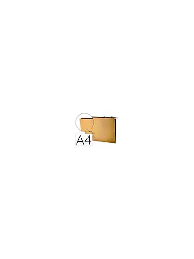Carpeta colgante fade din a4 visor superior kraft eco