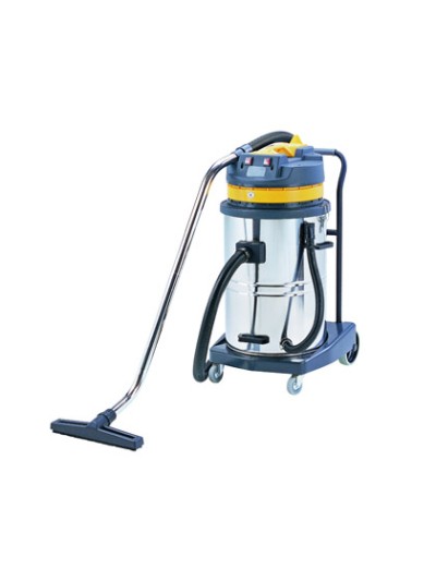 Aspiradora industrial q-connect 70l 2000w en seco y con agua 102,5x54x60 cms