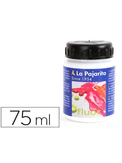 Pintura acrilica la pajarita f-00 blanco fluorescente 75ml