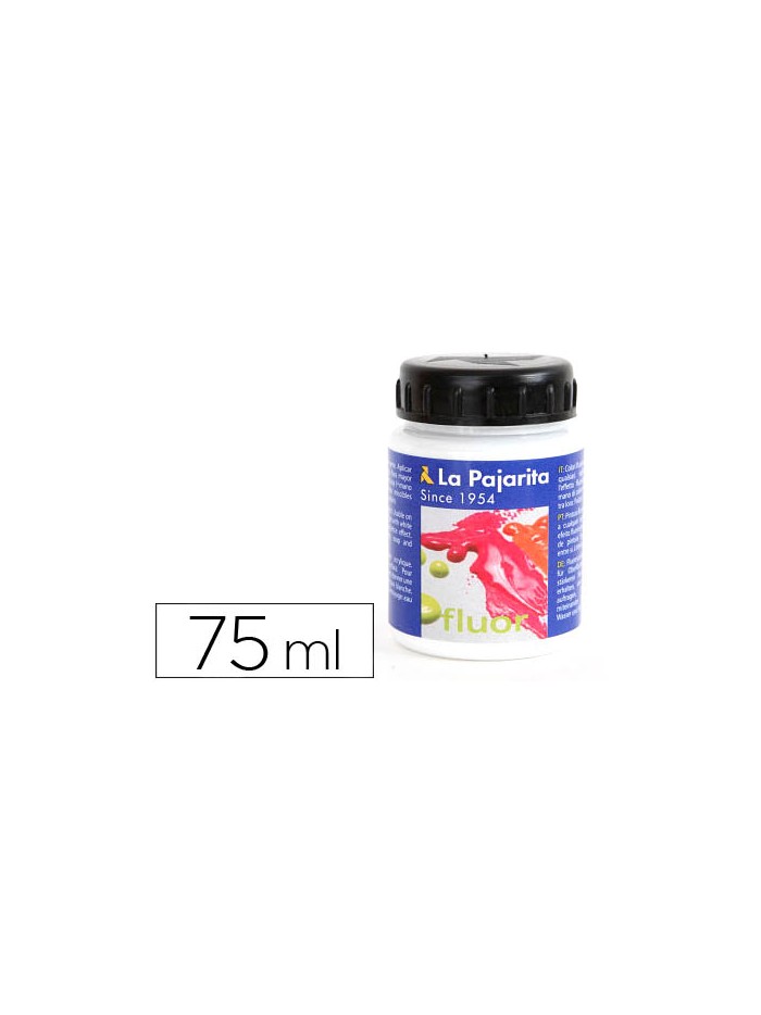 Pintura acrilica la pajarita f-00 blanco fluorescente 75ml Pintura acrilica la pajarita f-00 blanco fluorescente 75ml