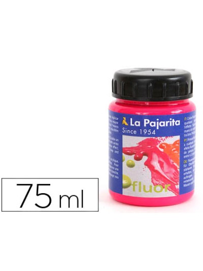 Pintura acrilica la pajarita f-04 magenta fluorescente 75ml
