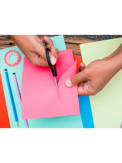 Papel color q-connect din a3 80gr verde neon paquete de 500 hojas