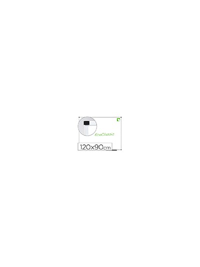 Pizarra blanca nobo eco presti prestige magnetica acero vitrificado 1200x900 mm blanco