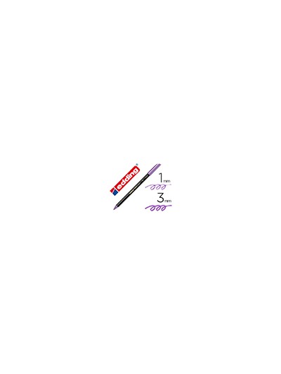 Rotulador edding punta fibra 1200 violeta metalizado n 78 punta redonda 1-3 mm