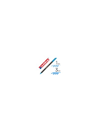 Rotulador edding punta fibra 1200 azul metalizado n 73 punta redonda 1-3 mm