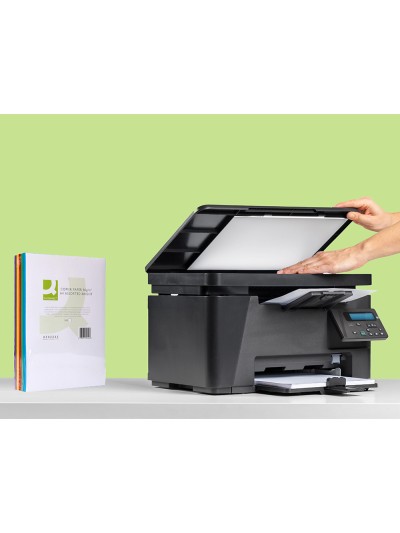 Papel color q-connect din a4 80 gr 5 colores surtidos intensos paquete de 500 hojas