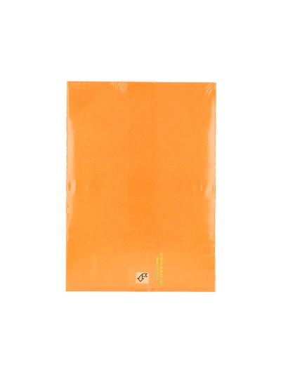 Papel color q-connect din a4 80gr naranja neon paquete de 500 hojas