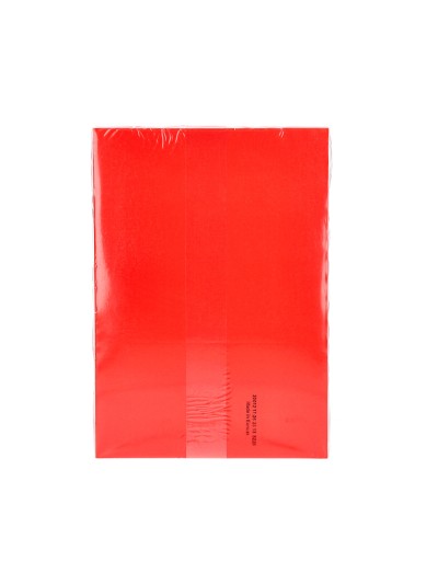 Papel color q-connect din a4 80gr rojo intenso paquete de 500 hojas