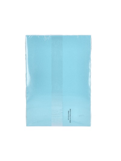 Papel color q-connect din a4 80gr celeste paquete de 500 hojas