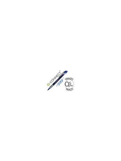 Rotulador q-connect roller ball azul 0,5 mm
