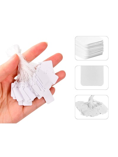 Etiquetas colgantes q-connect 45x65 mm caja de 400 unidades