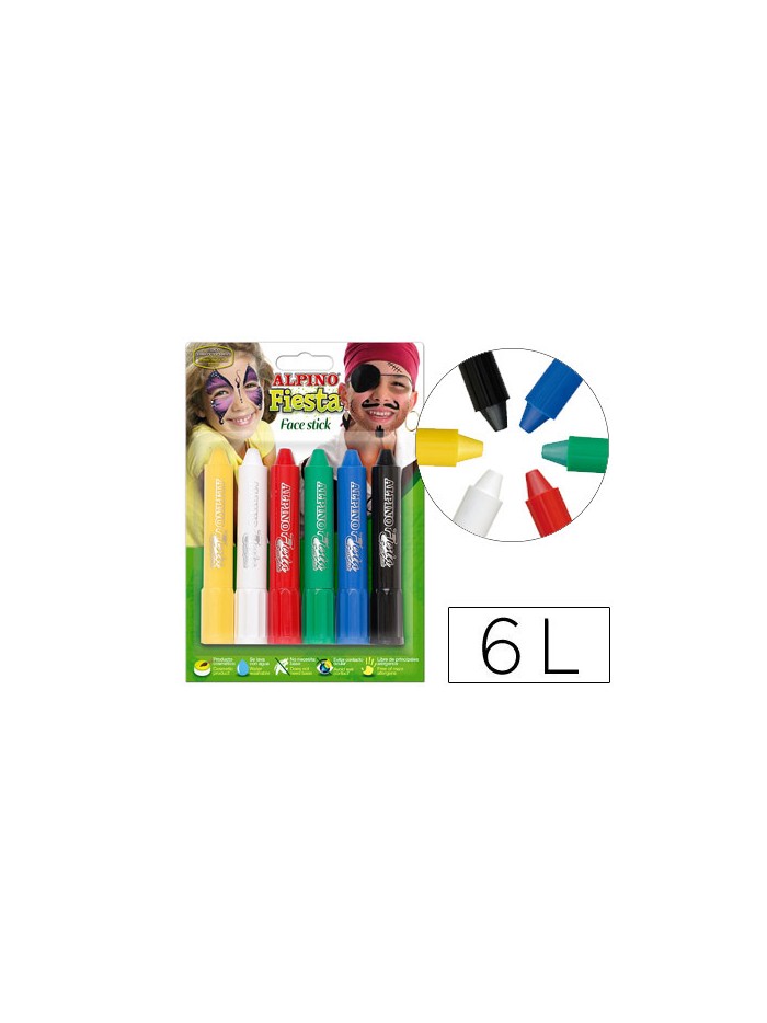 Barra maquillaje face stick 6 colores surtidos Barra maquillaje face stick 6 colores surtidos