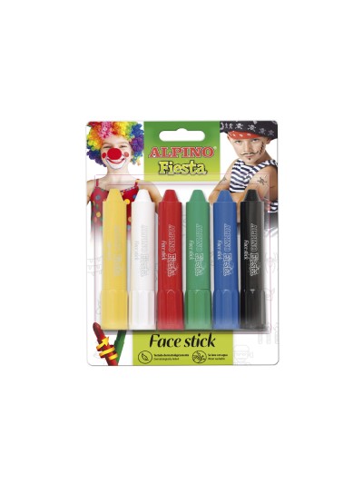 Barra maquillaje face stick 6 colores surtidos