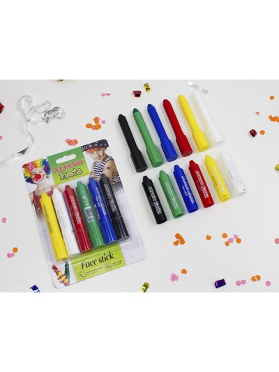 Barra maquillaje face stick 6 colores surtidos