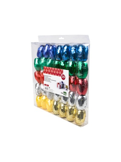 Cinta fantasia liderpapel barrilete 5 mm x 20 mt colores metalizados surtidos