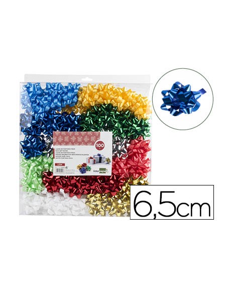 Lazo liderpapel fantasia maxi metalizado colores surtidos