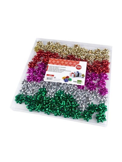 Lazos liderpapel fantasia pequeños metalizados colores surtidos