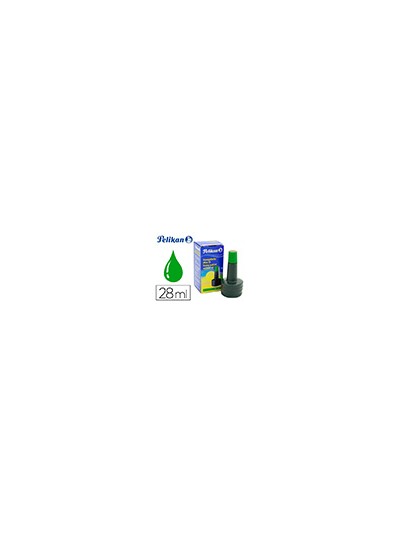 Tinta tampon pelikan verde bote 28 ml