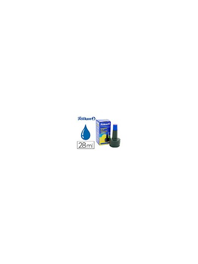 Tinta tampon pelikan azul bote 28 ml