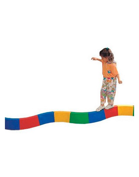 Pasillo amaya para equilibrio acoplable semicircular curvo longitud 30cm caja de 10 unidades