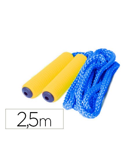 Cuerda individual amaya en polipropileno trenzado en 16 usos con mango foam 2.5 m