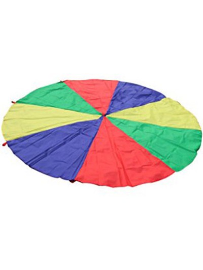 Paracaidas amaya de nylon con 20 asas colores del parchis 6 m