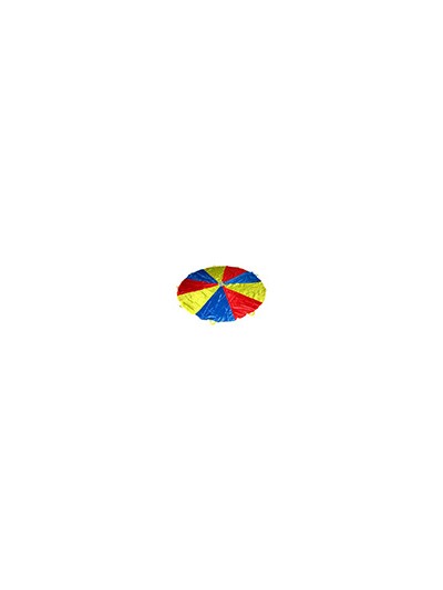 Paracaidas amaya de nylon con 12 asas colores del parchis 3,50 m