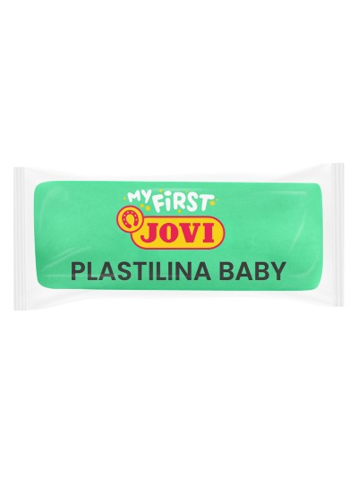 Plastilina jovi my first baby super blanda 38 g color verde caja de 18 unidades