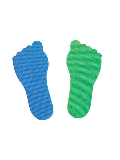 Pies amaya de caucho antideslizante set de 20 unidades 10 azules 10 verdes longitud 230mm